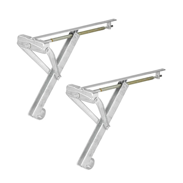 2x Universal spin-off support, 1600 kg support Caravan 605x260x500mm crank support