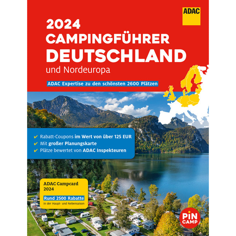 ADAC Campingführer Deutschland/Nordeuropa 2024 mit ADAC Campcard