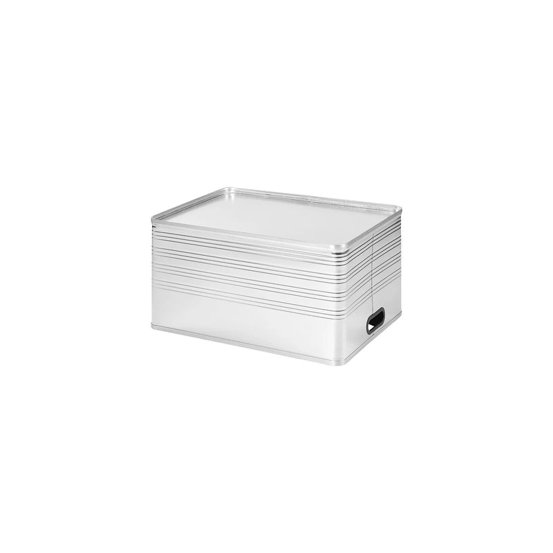 Transportbox Aluminiumbox stapelbar 50 l Werkezugkiste Stauraum + Aufbewahrung