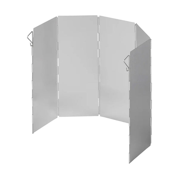 Koch-Windschutz für Gaskocher Camping Aluminium Windschutz faltbar 49 x 26 cm