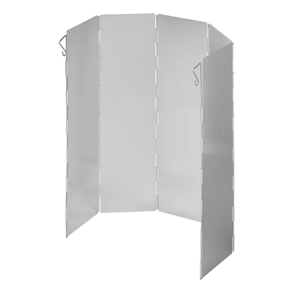 Koch-Windschutz für Gaskocher Camping Aluminium Windschutz faltbar 49 x 36 cm