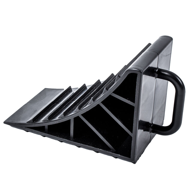 Unterlegkeil Kunststoff schwarz 4er Set mit Griff