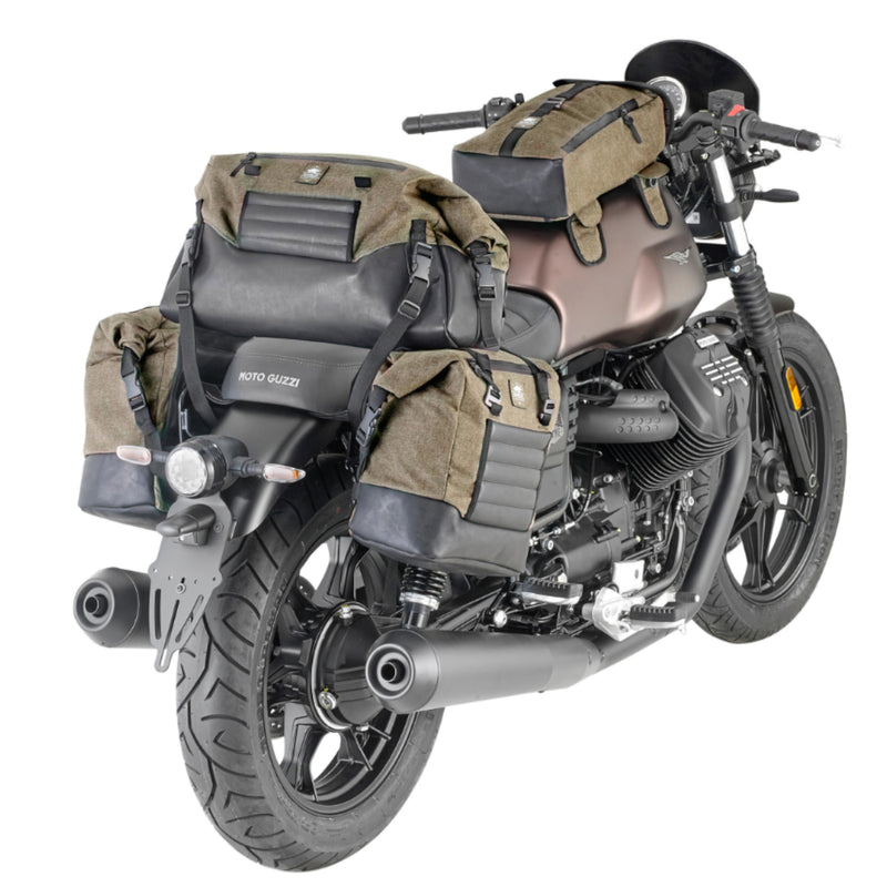 Seitentaschen Paar Kappa RB100 Rambler, Motorrad Satteltaschen Olivgrün, 28L