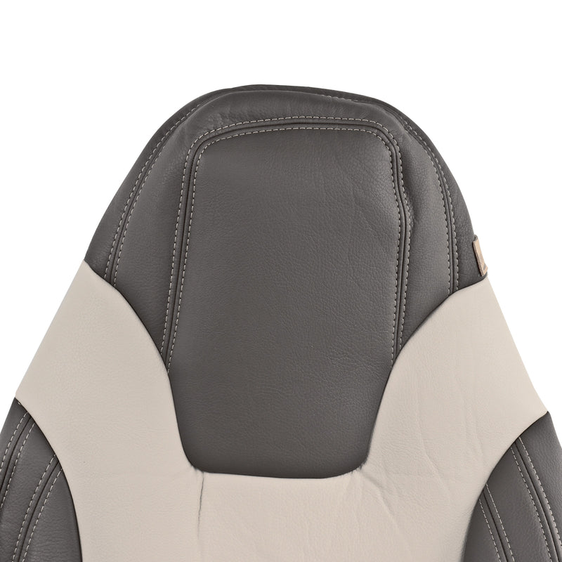Maß Sitzbezüge | Fiat Ducato x290 | ab bj 2015 | Beige/Onyx | Kunstleder | 6tlg