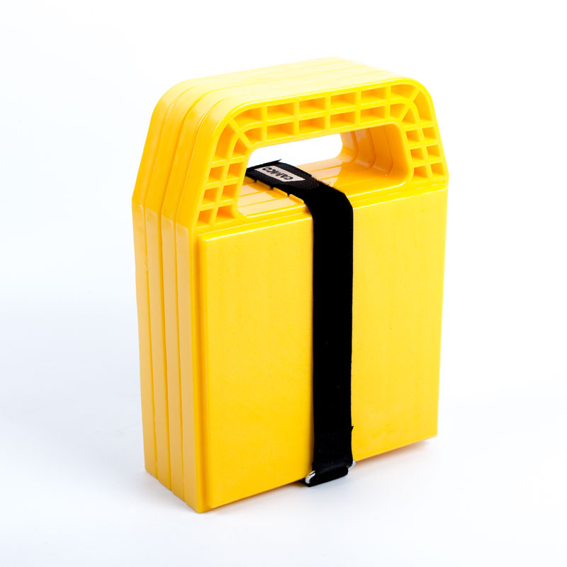 Camco Unterlegplatten 4er Set, Kunststoff, (L/B/T) 230x165x70 mm, gelb