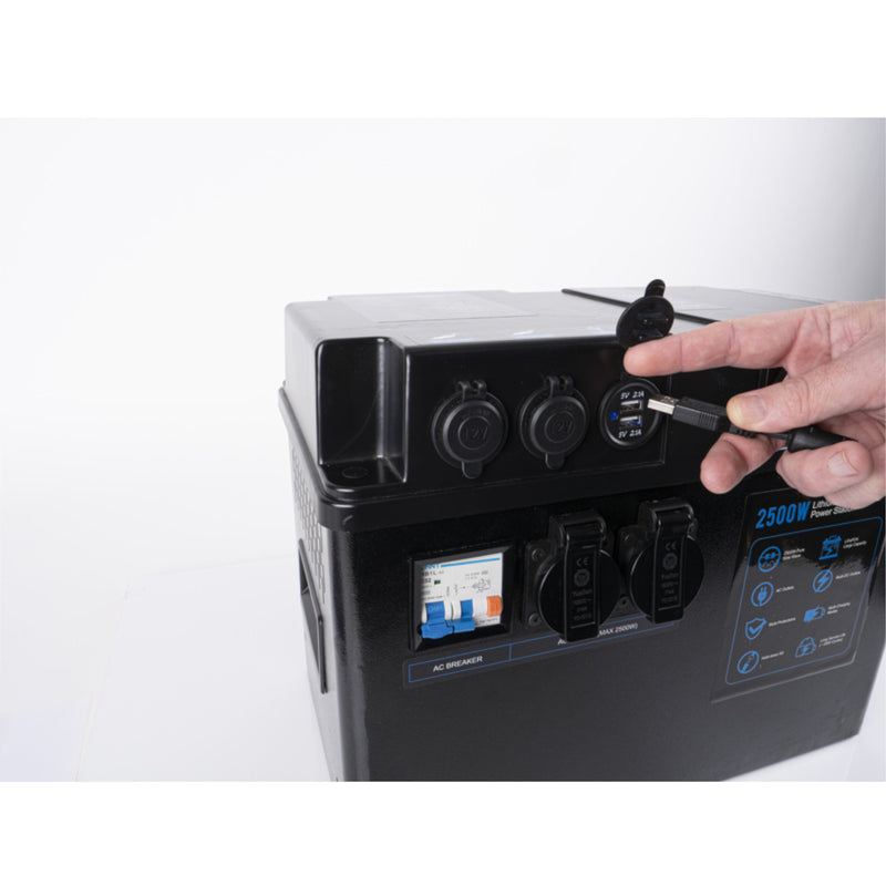 ALL-IN-ONE Power Unit Carbest LithPowerUnit 80, Wechselrichter für Caravan