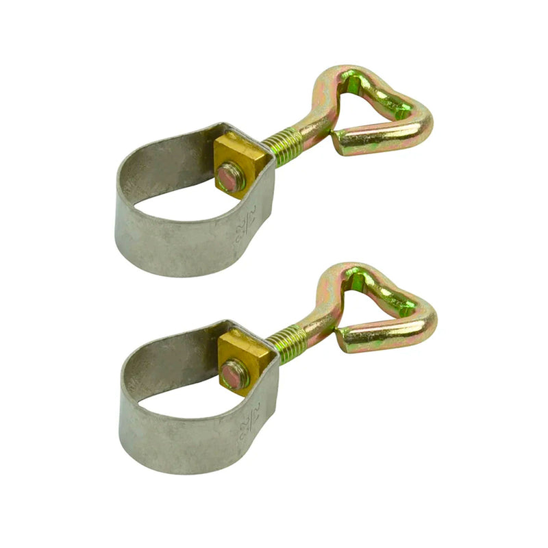 2x Rohrschelle 21-23mm Edelstahl Rohrklemme mit Schraube für Zeltstangen Camping