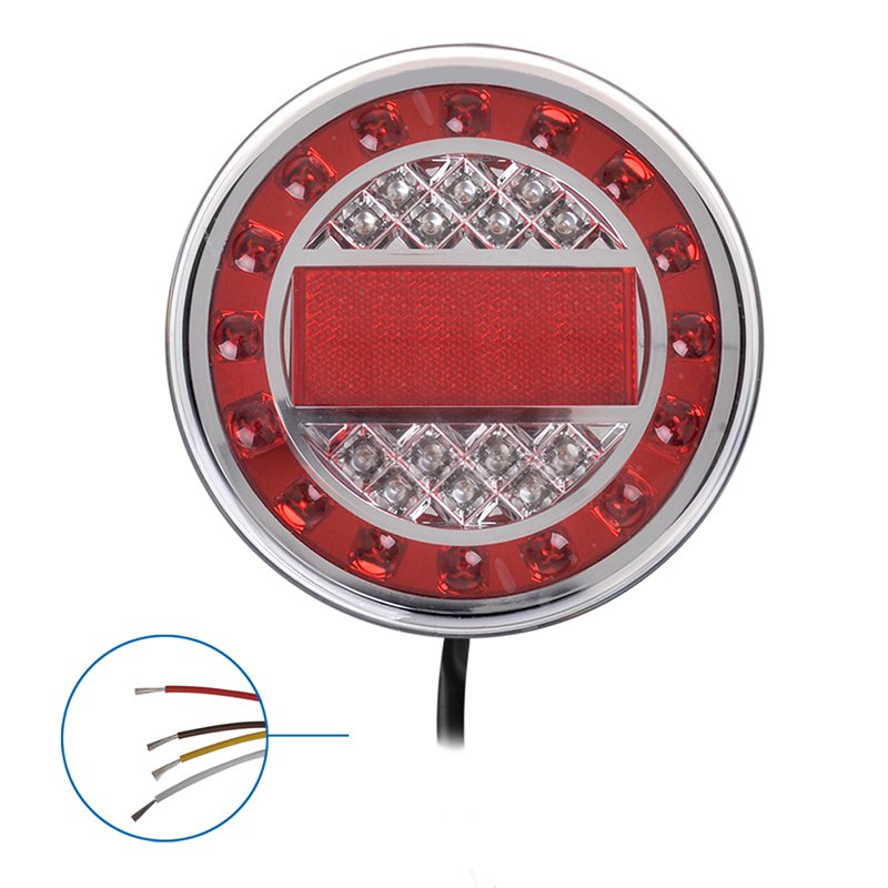 Rückleuchte 12/24V 4 Funktionen 125mm LED – Hochwertige LED Beleuchtung