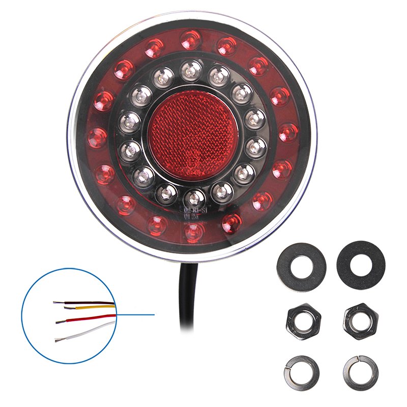 Rückleuchte 12/24V 4 Funktionen 125mm LED – Hochwertige LED Beleuchtung