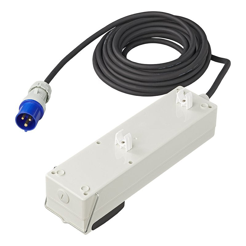 Zelt Steckdose CEE 10M 3x2,5mm² mit FI USB 3x Schuko Dachzelt Steckdosenleiste