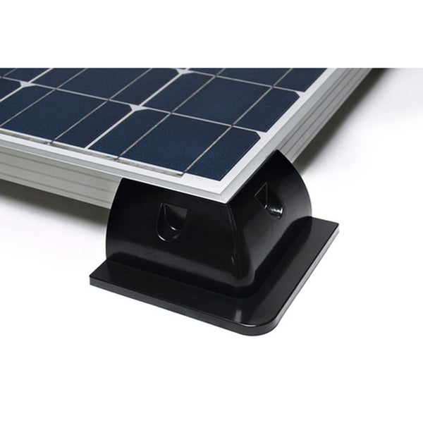 4er Set Eckprofile für Solarmodul Kunststoff Solarspoiler Haltespoiler schwarz