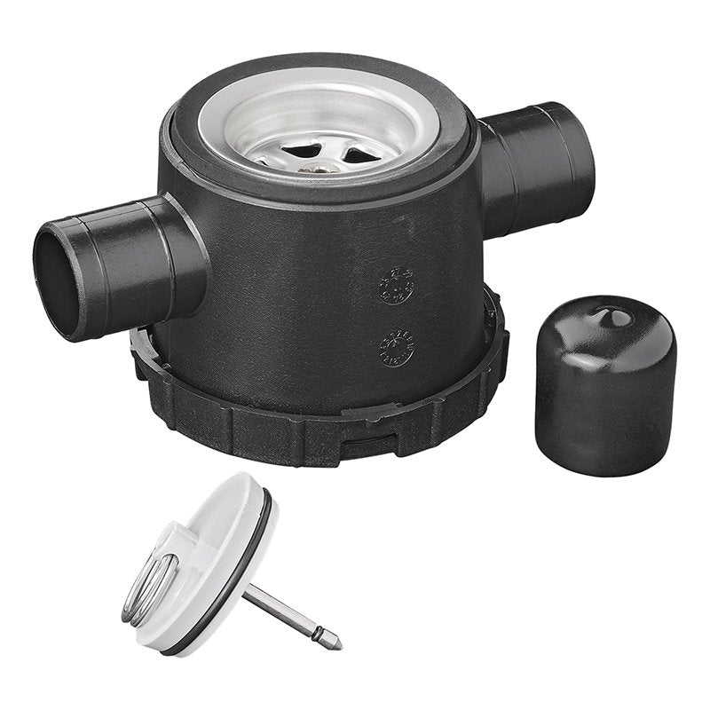 Siphon mit 2 Anschlüssen Ø39 mm – Abfluss für Wohnmobil, Wohnwagen & Boot