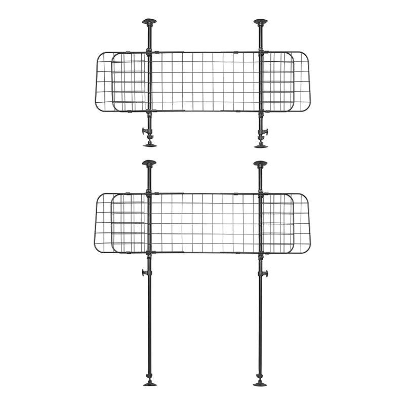 Hundegitter Auto-& Gepäckgitter aus Metall Trenngitter verstellbar Gitterfläche