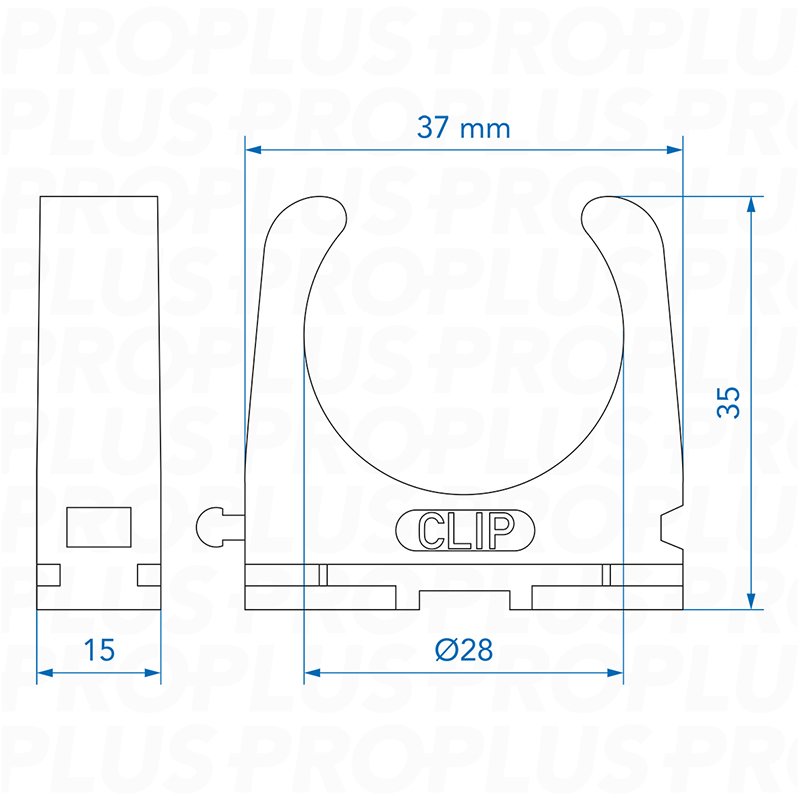 Abwasser-Rohr Schellen Set (3 Stück) – Befestigung für Wohnmobil & Boot