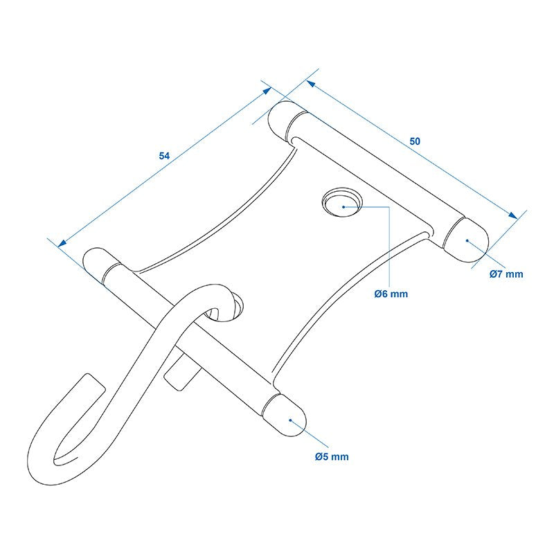 Markisen S Haken | SET 12 Stück | passend für 5/6mm 7/8mm Kederschienen