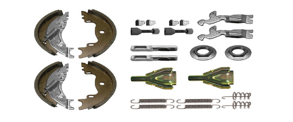 Bremsbacken Super Kit passend für Knott 16-1365 neue Ausf ab Bj89 160x35 Repsatz