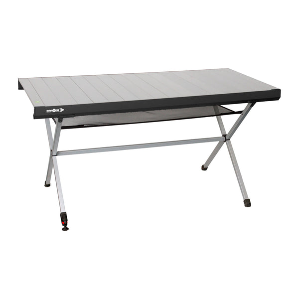 Campingtisch Titanium Axia 6 Rolltisch 147x76cm Alu Klapptisch Tisch mit Ablage