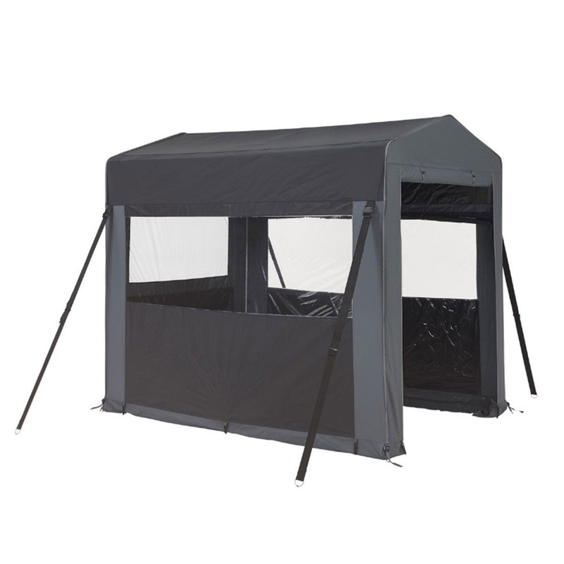 Camping Lagerzelt Zelt freistehend 2,4 x 1,6 x 2m Gerätezelt, PVC Beistellzelt