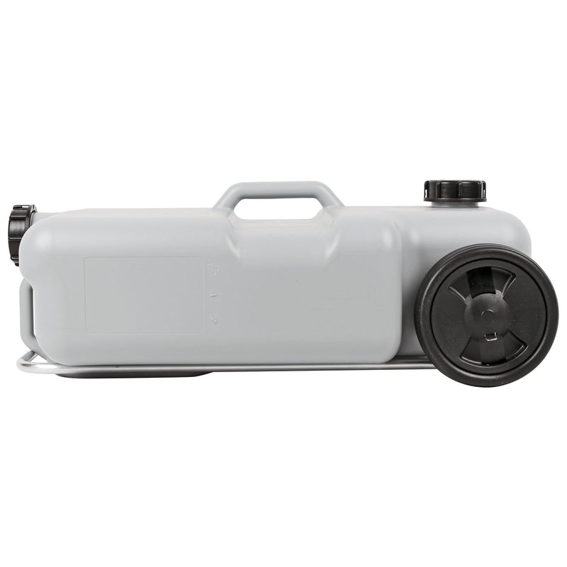 Abwasser Rolltank 25 Liter Grauwassertank mit Rollen, ausziehbarer Griff Grau