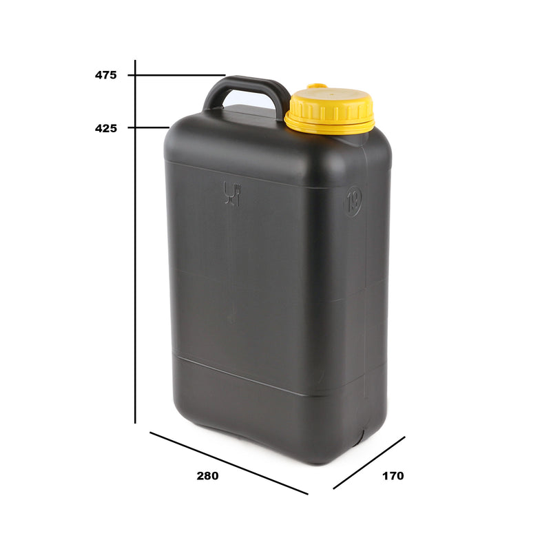 Comet Abwasserkanister 19 Ltr schwarz Din 96 Grauwasser, Brauchwasser