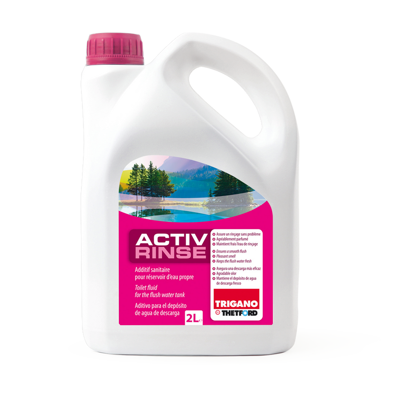 Set Thetford Activ Blue & Activ Rinse Toiletten Zusatz je 2 Liter + Aqua Soft