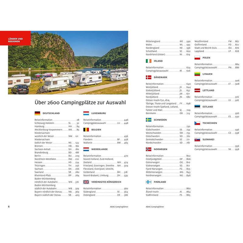 ADAC Campingführer Deutschland/Nordeuropa 2024 mit ADAC Campcard