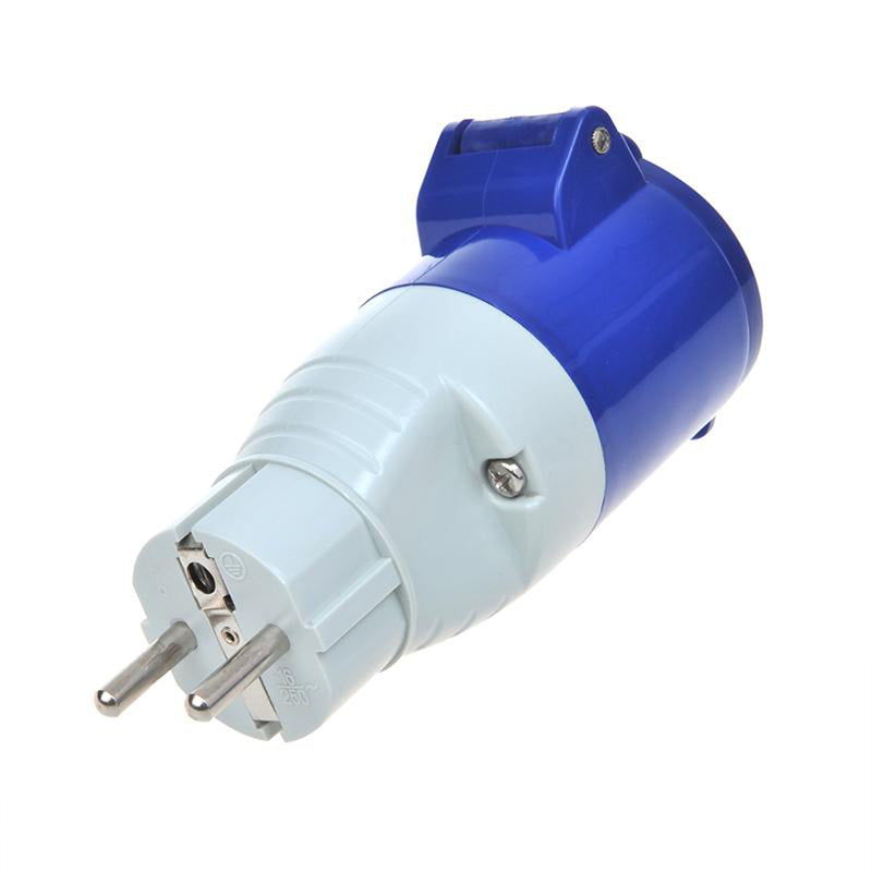 CEE Adapter Schuko auf CEE 200-250V, 16A, 3polig, 12 cm, Ip44