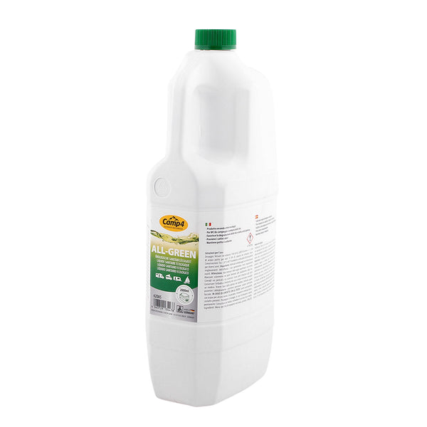 Camp4 All Green Öko Toilettenflüssigkeit für Chemietoiletten 2 Ltr, Abwassertank