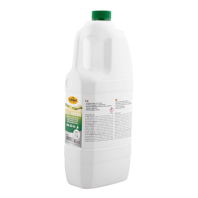 Camp4 All Green Öko Toilettenflüssigkeit für Chemietoiletten 6 L, Abwassertank