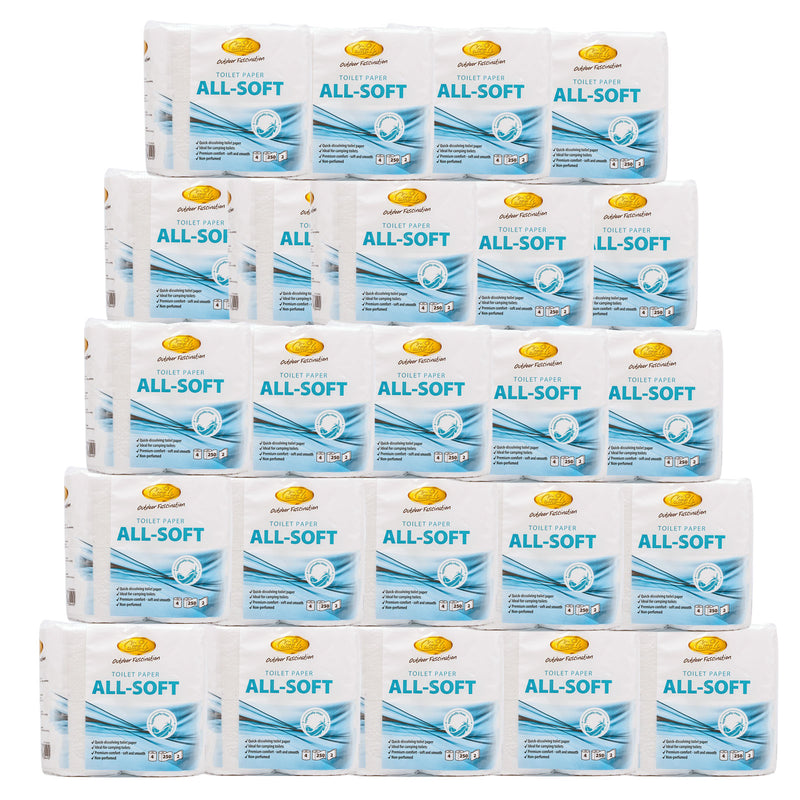 Camp4 All Soft Toilettenpapier speziell für Campingtoiletten 96er Set