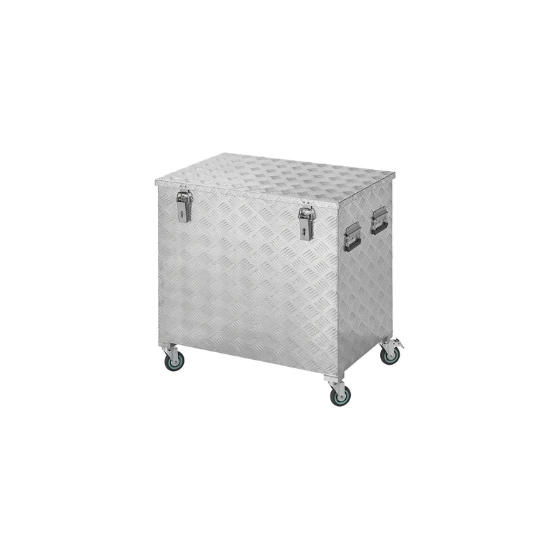 Aufbewahrungsbox Aluminium 772 x 525 x H645 mm Alukiste flexibel verwendbar