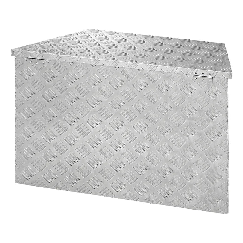 Alu Werkzeugbox Transportkiste Aufbewahrungsbox Anhänger Deichselbox 83/54x36x49cm