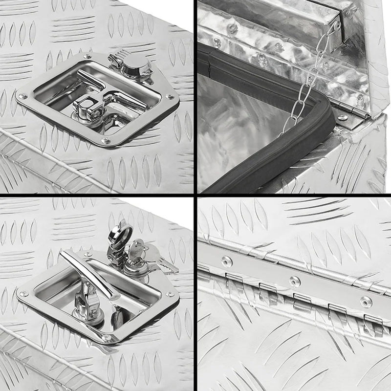 Werkzeugbox für Anhängerseite Transportkiste Aufbewahrungsbox Alubox 60x25x25cm