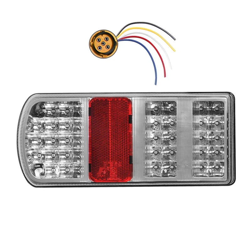 LED Anhänger Rückleuchte 5 Funktionen, 12V, IP67 inkl. Adapter links / rechts