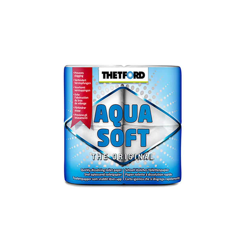 Thetford SET 2L Aqua Kem Blue + 0,78L Aqua Rinse + 4 Rollen Aqua Soft Camping