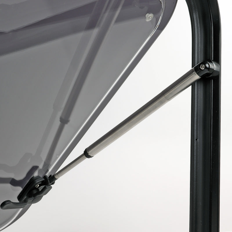 Ausstellfenster Acrylglas 70x40cm Seitenfenster Insektenschutz Rollo Dichtmasse