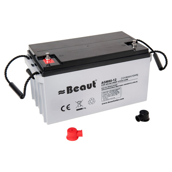 Solar Batterie Beaut 80 A 12 Volt AGM 350x167x180 mm