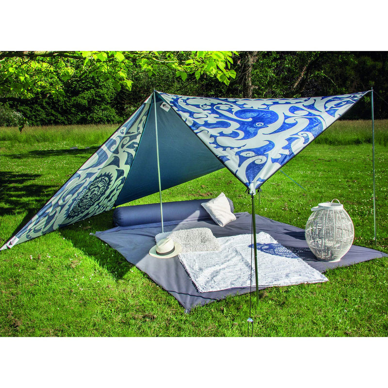 Bent verbindbares Sonnensegel „Zip-Canvas“ Neuseeland Oktopus, Tarp Sonnenschutz