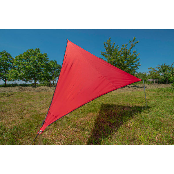 Bent verbindbares Sonnensegel „Zip-Canvas“ Tarp Camping Sonnenschutz, Rot