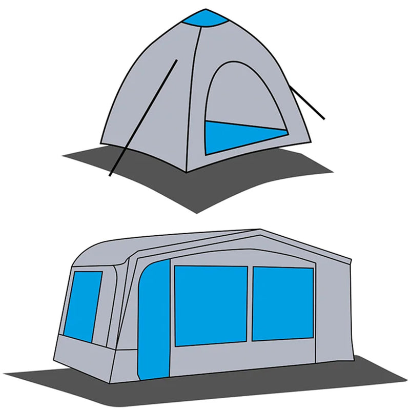 Bodenplane ohne Weichmacher 3x6m LDPE 0,03mm Vorzelt Unterlage Camping Plane