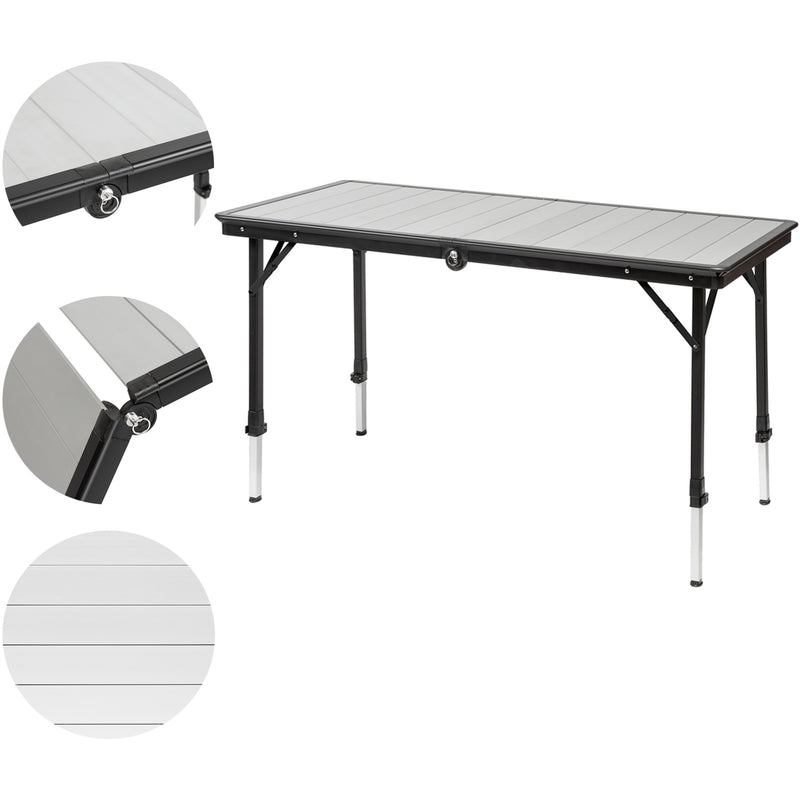 Brunner Dinemic 4 Campingtisch klappbar Klapptisch Camping Tisch höhenverstellbar