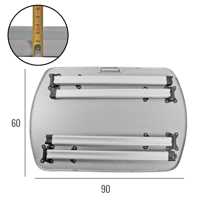 Camp4 Campingtisch Bustisch Multi 90x60x74cm Alu, klappbar, stabil