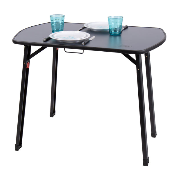 Camp4 Campingtisch Bustisch Multi Schwarz | 90x60x74cm Alu | klappbar | stabil