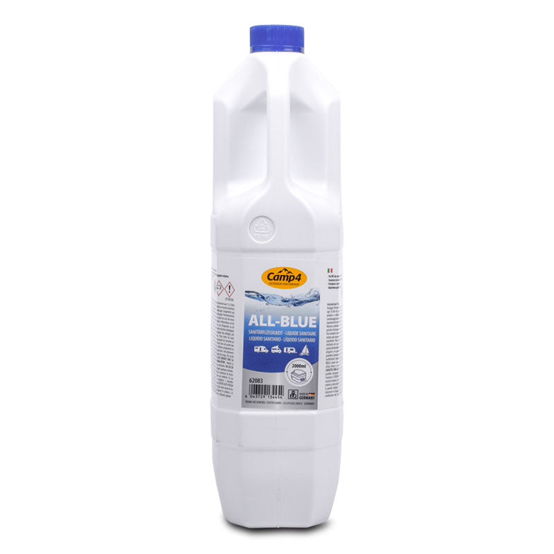 Camp4 All-Blue Sanitärflüssigkeit, Chemietoiletten, 6L, Abwassertank