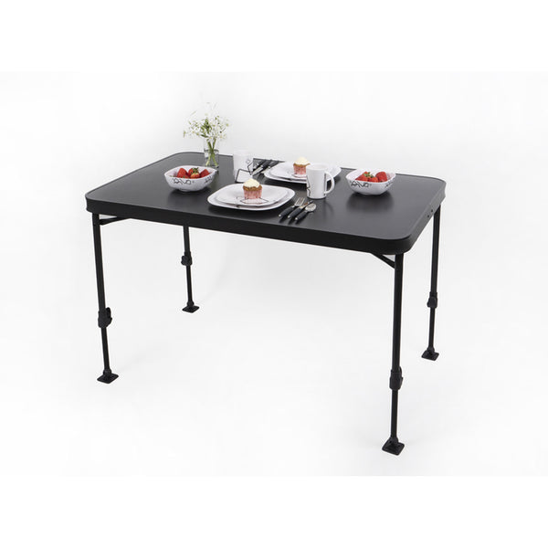 Campingtisch Aluminium Klapptisch 115x70cm Tisch - höhenverstellbar & klappbar