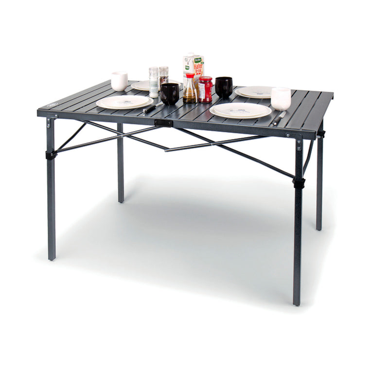 Aluminium Campingtisch Rauma II Klapptisch inkl. Tragetasche 117x70x70cm faltbar