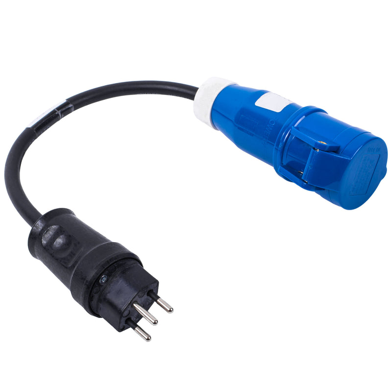 CEE Neopren Adapter Schweiz 40cm 3x2,5mm², 3polig, VDE Adapterkabel