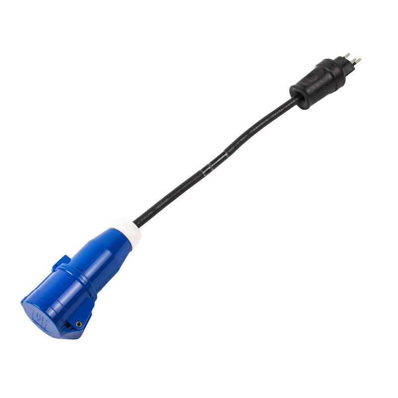 CEE Neopren Adapter Schweiz 40cm 3x2,5mm², 3polig, VDE Adapterkabel