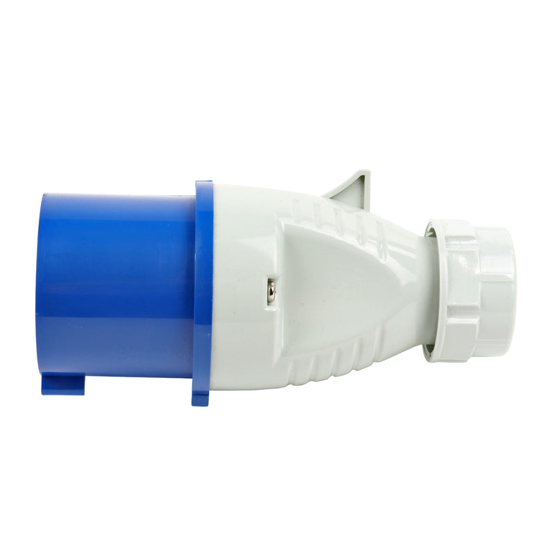 CEE Stecker | CEE 3 Polig | 240V 32A | Blau | IP44 |