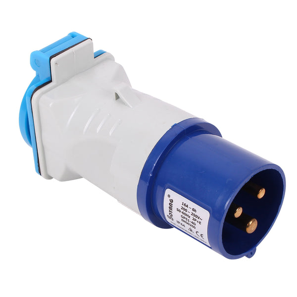 CEE Adapter CEE auf Schuko 200-250V, 16A, 3polig, 12 cm, Ip44